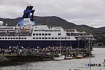 Crowds on the Warrenpoint breakwater welcoming the Saga Pearl cruise ship in 2014. Photograph: Columba O'Hare/ Newry.ie 