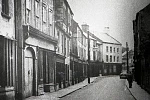 Shops in North Street pictured before they were demolished in the late 1960s. Photograph: Newry and Mourne Museum Collection