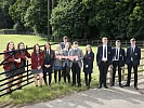 Helping announce the new call for entries from County Down pupils in Yr. 11 are young people taking part in the final of this year’s ABP Angus Youth Challenge. This year’s winners will be announced on 22nd October at an awards ceremony in the Eikon Centre, Balmoral Park.