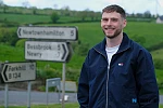 John Reavey in his home village of Whitecross. Photograph: Columba O'Hare/ Newry.ie 