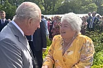 Eileen Murphy meets King Charles at Hillsborough.