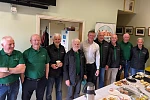 Justin McNulty MLA with members of Lislea Men's Shed