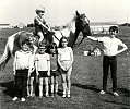 Children pose for the camera at The Meadow in Newry.