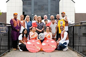 Pictured at the launch of Newry Mela at Buttercrane. Photograph: Vysakh Mohan Photography