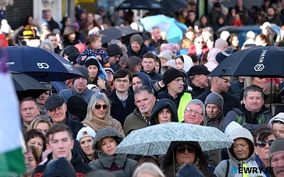 A section of the crowd at the SOS Daisy Hill rally. Photograph: Columba O'Hare/ Newry.ie 