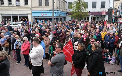 A previous Daisy Hill Rally in Marcus Square in Newry. Photograph: Columba O'Hare/ Newry.ie 