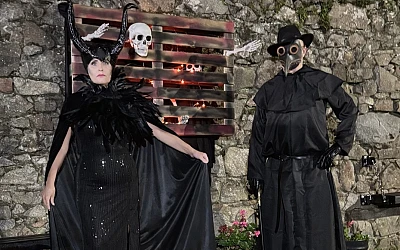 Malificent - last year's Newry's Best Dressed from Magee's on the Quay.