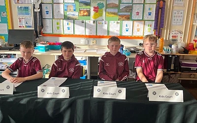 The Kids Court panel in Crossmaglen