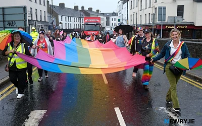 The Newry Pride Parade in 2026. Photograph: Columba O'Hare/ Newry.ie 