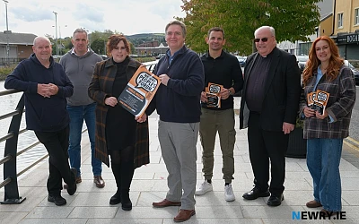 The Newry People's Forum Committee - Included from left are: Barry Reilly, Ross McArdle, Grainne Powell, Brian Cleland, Danny Hughes, Canon Francis Brown and Angela McCann. Missing from photograph is Martin Hughes. Photograph: Columba O'Hare/ Newry.ie 
