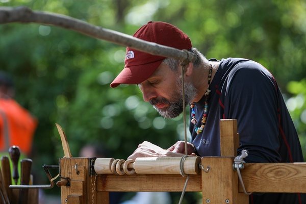 Wood working at Wake the Giant