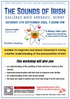 The Sounds of Irish -workshop on Irish pronunciation