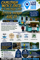 Camlough Lake litter pick 